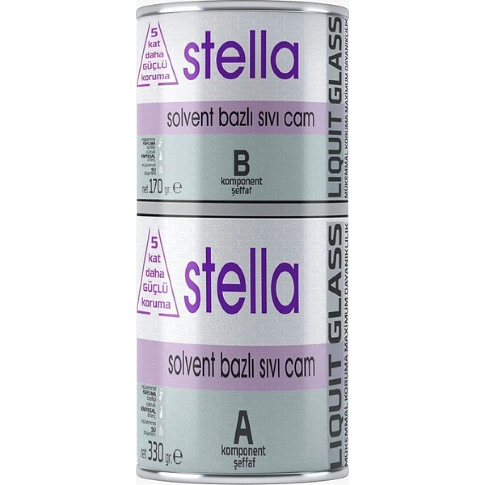 Stella Solvent Bazlı Sıvı Cam 500 gr Sanatsal Malzemeler Fiyatı