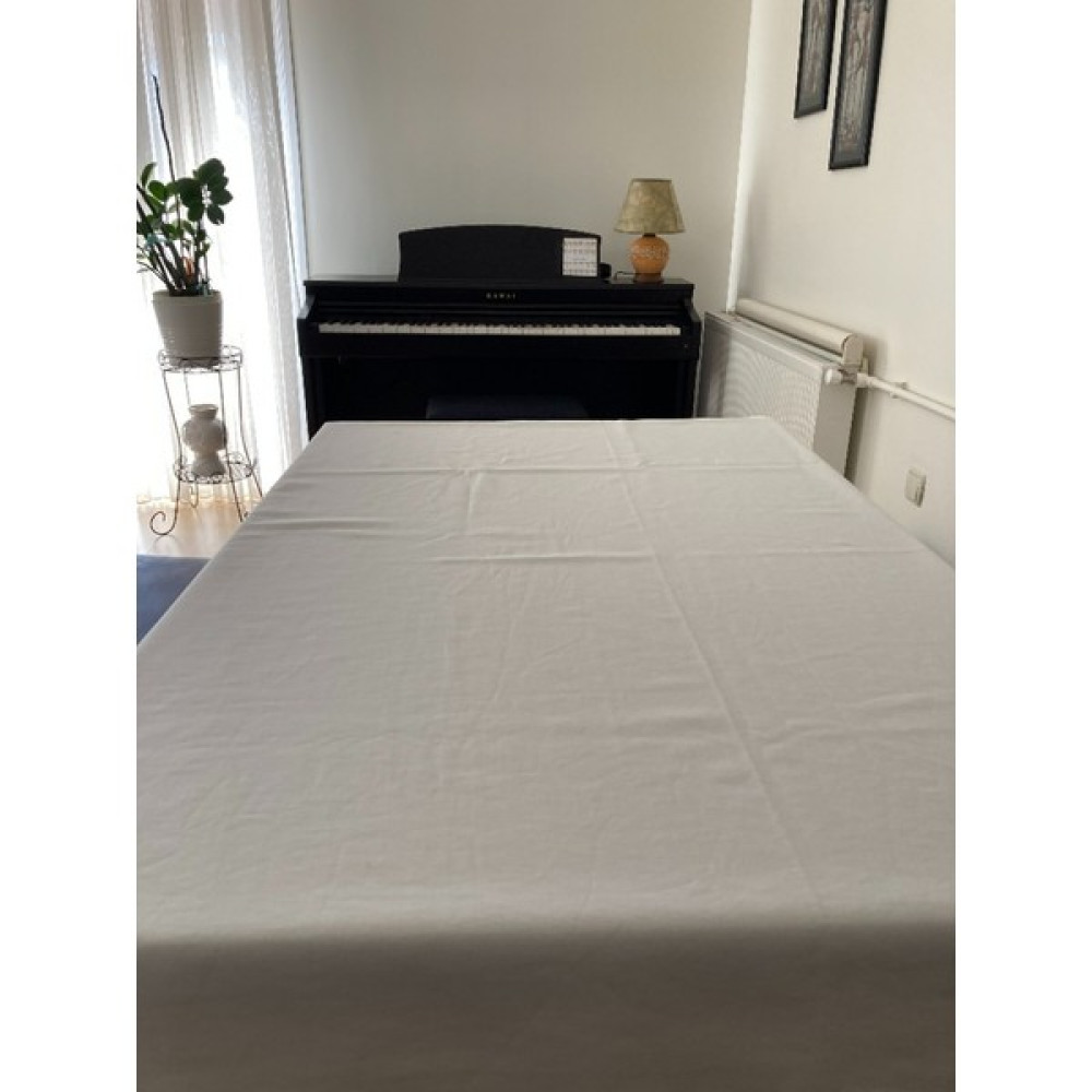 Stelo De Maro Panama Keteni Dertsiz Masa Örtüsü Krem - 135 x 215 cm Masa Örtüsü Fiyatı