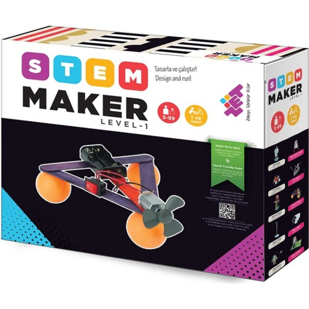 STEM - Maker Elektronik Seti Level-1 5+ Yaş 1+ Oyuncu Eğitici Oyuncak Fiyatı