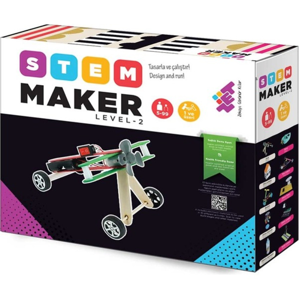 Stem - Maker Elektronik Seti Level-2 5+ Yaş 1+ Oyuncu Eğitici Oyuncak Fiyatı