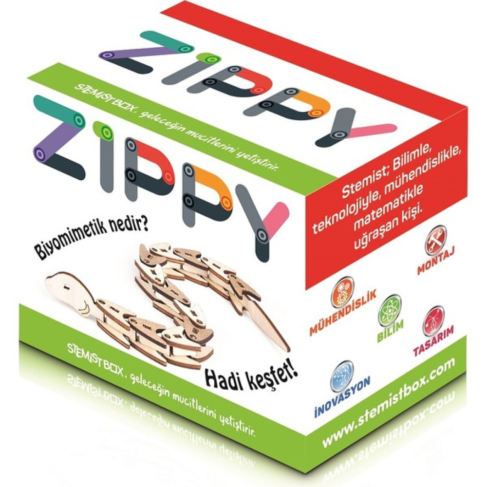 Stemist Box Zippy - Ahşap Rengi Eğitici Oyuncak Fiyatı