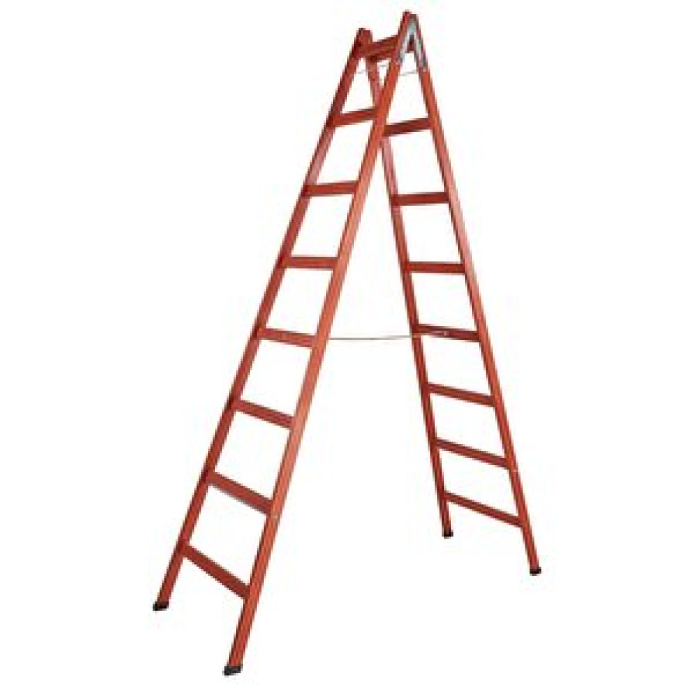 Step 8 Basamaklı Çift Ahşap Merdiven 2.60 Mt Merdivenler Fiyatı