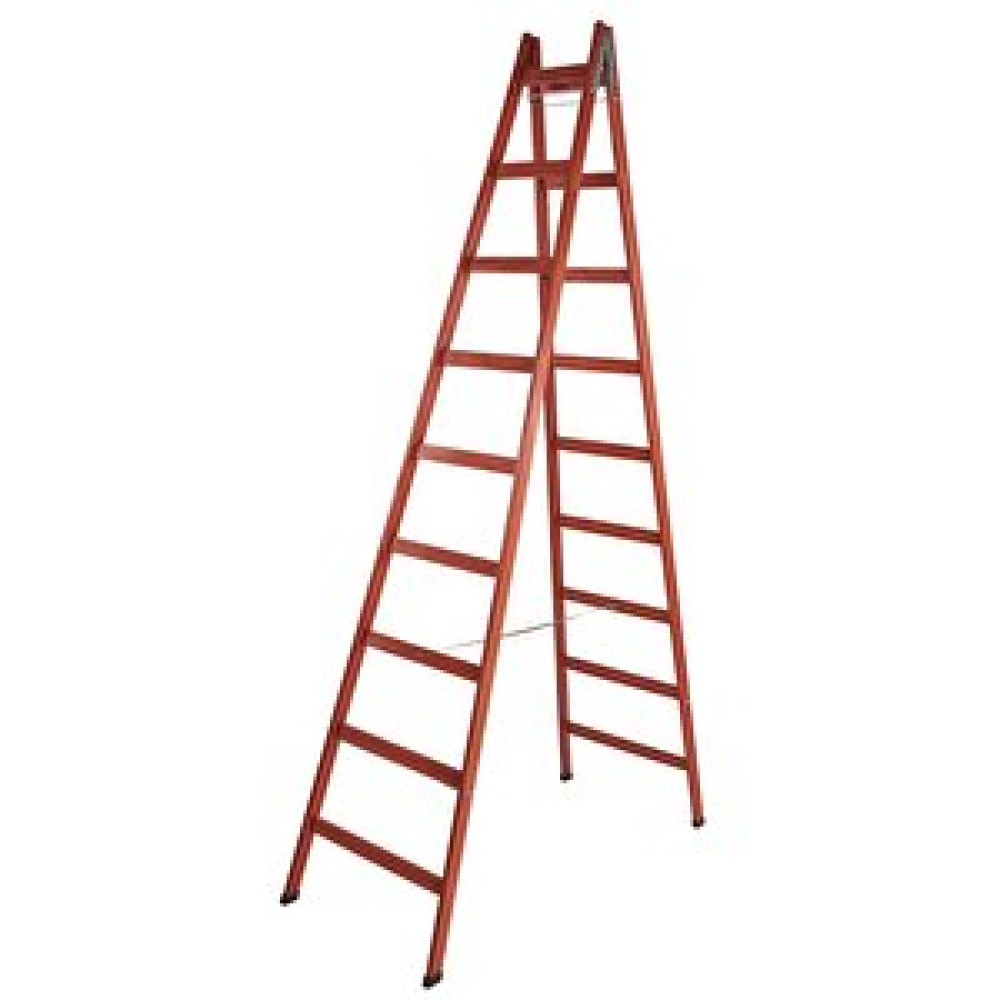 Step 9 Basamaklı Çift Ahşap Merdiven 2.90 Mt Merdivenler Fiyatı