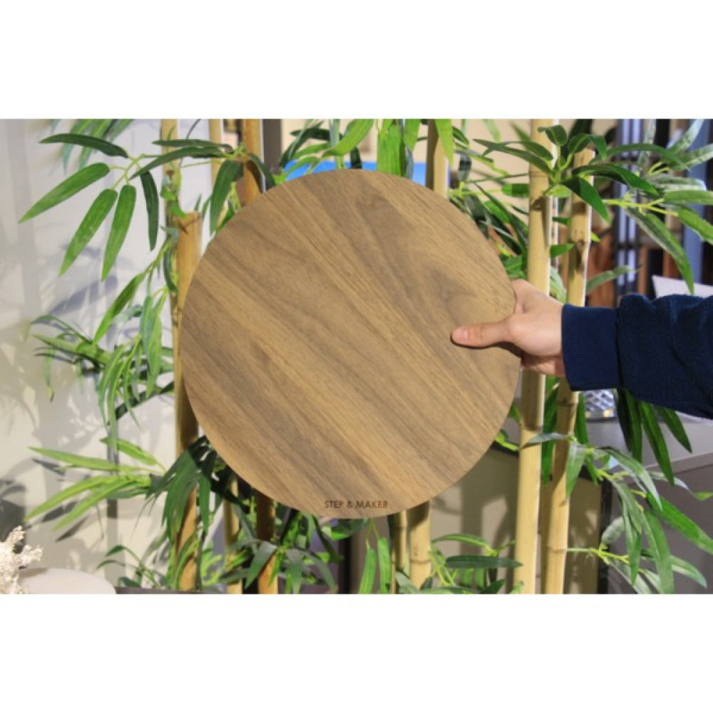 Step and Maker Ahşap Silinebilir Amerikan Servis Supla - 33 cm - Kahverengi - 33 x 33 cm Amerikan Servis Fiyatı