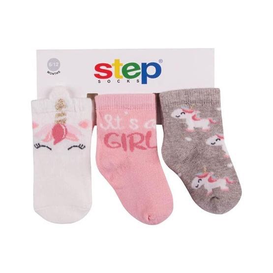 Step Üçlü Mouse Soket Bebek Çorabı Fiyatı