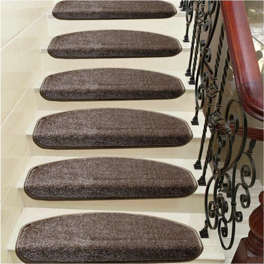 Stepmat Kahverengi Kendinden Yapışkanlı Merdiven Basamak Paspası / Halısı - 25 x 65 cm - Renkli Araca Özel Paspaslar Fiyatı