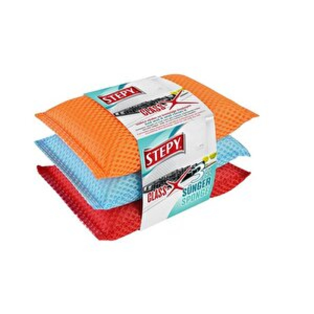 Stepy Bulaşık Süngeri̇ Süper 3'lü Vücut Bakımı Fiyatı