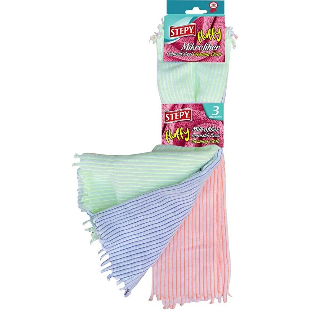 Stepy Microfiber Fluffy 3 Parça 40x40cm Tem.Bez Temizlik Malzemeleri Fiyatı