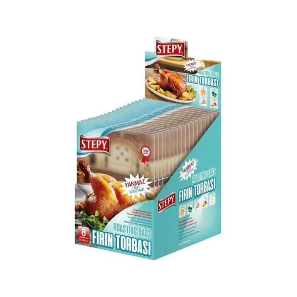 Stepy Yanmaz Fırın Torbası 8 Adet Pişirme Kağıdı Fiyatı