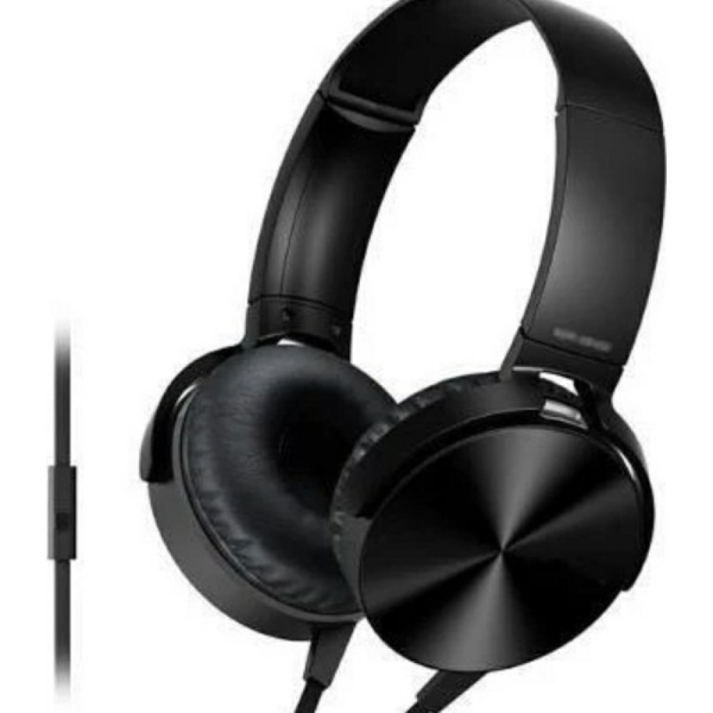Stereo Extra Bass Kulak Üstü Kablolu Kulaklık - Siyah Kulak Üstü Kulaklık Fiyatı