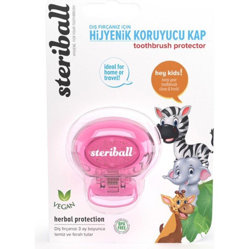 Steriball Diş Fırçası Koruma Kabı Çocuk Zebra Diş Fırçaları Fiyatı