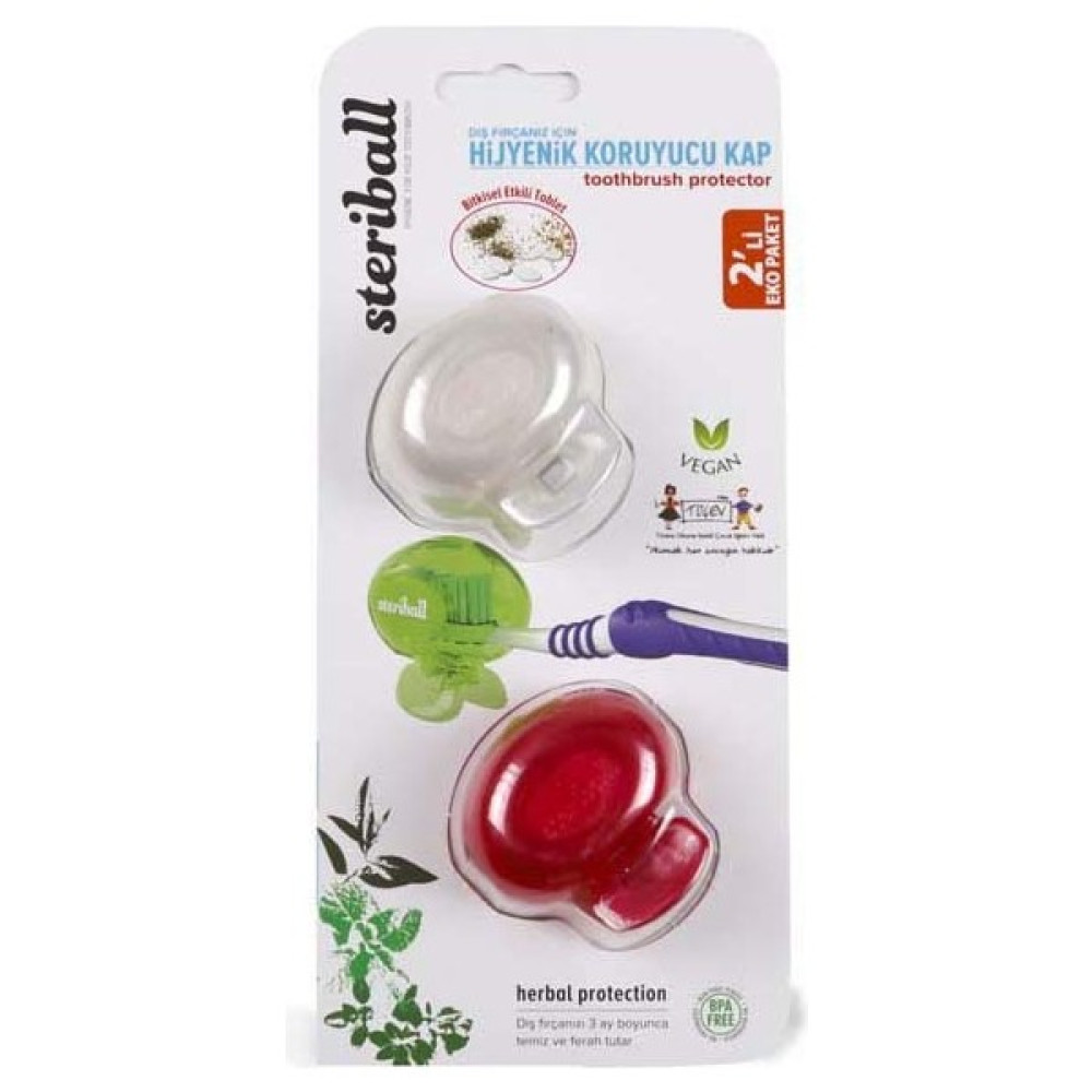 Steriball Hijyenik Koruyucu Kap 2 'li Paket Diş Macunları Fiyatı