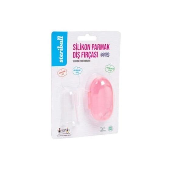 Steriball Lila Silikon Bebek Diş Fırçası