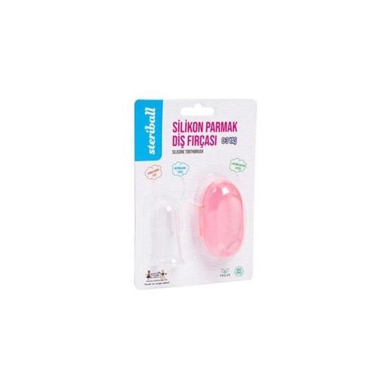 Steriball Lila Silikon Bebek Diş Fırçası
