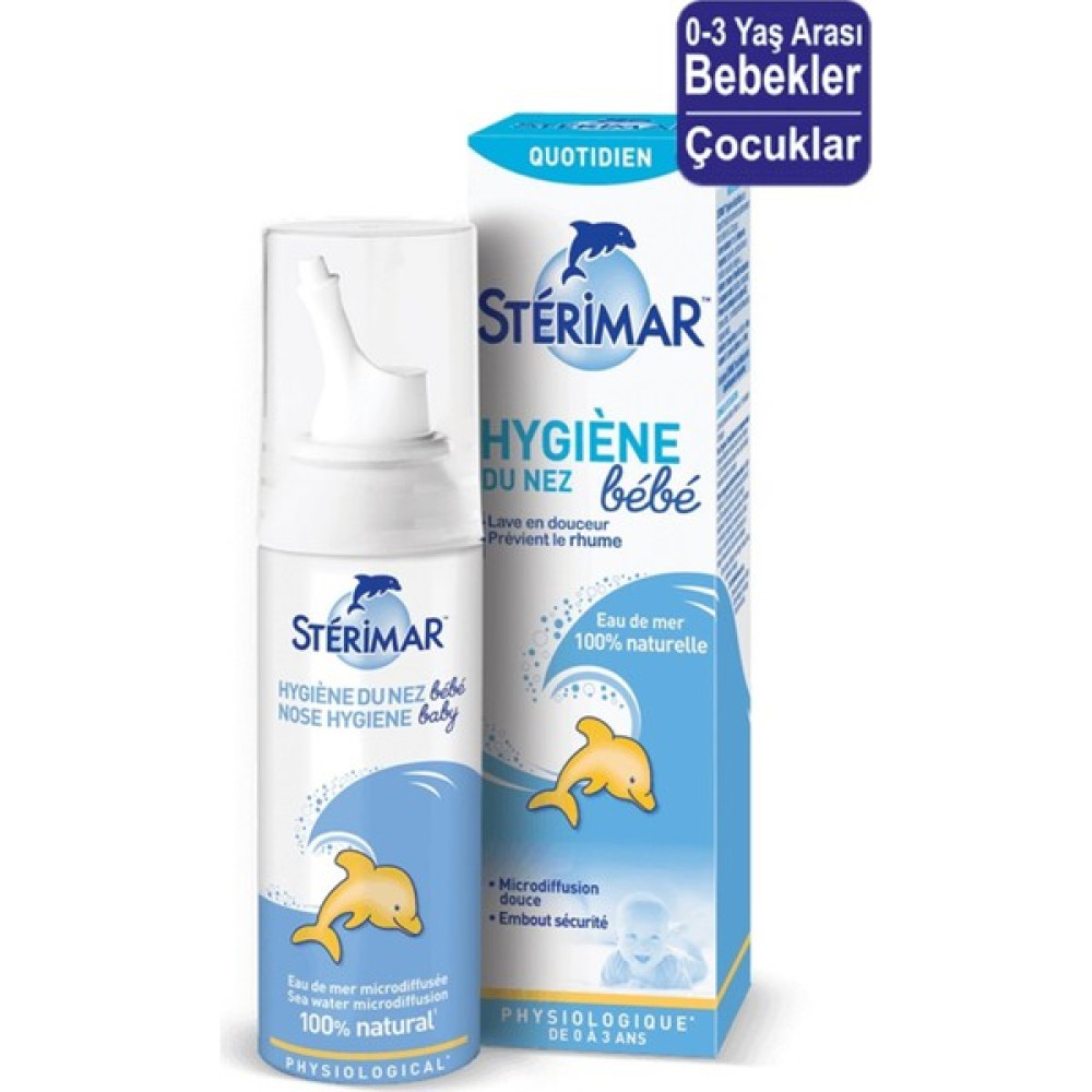 Sterimar Baby Burun Spreyi Deniz Suyu 50 ml Bebek Bakım Fiyatı