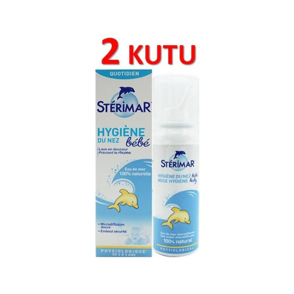 Sterimar Baby Deniz Suyu Burun Spreyi 100 ml - 2 Adet Bebek Bakım Fiyatı