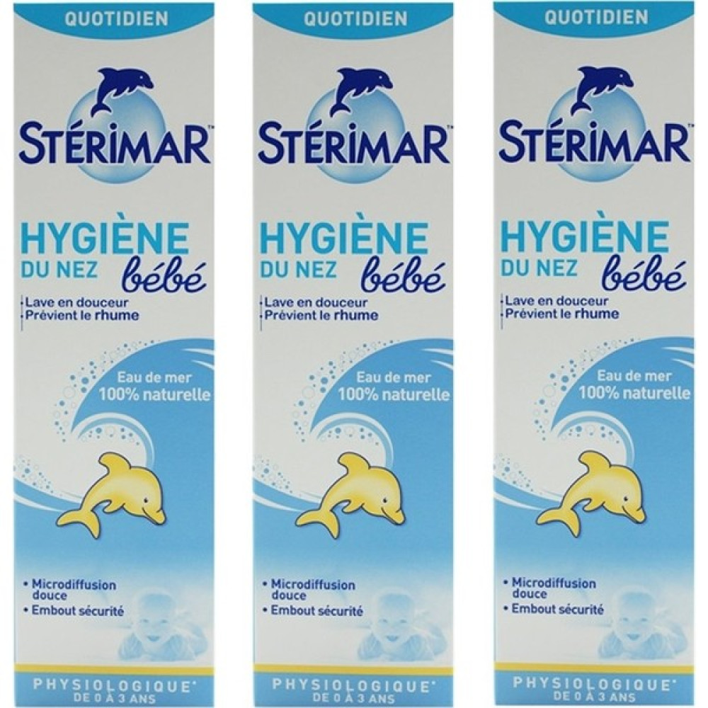 Sterimar Baby Deniz Suyu Burun Spreyi 100 ml - 3 Adet Bebek Bakım Fiyatı