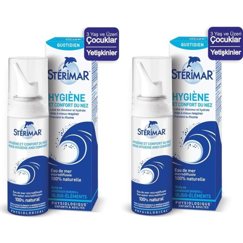Sterimar Deniz Suyu Burun Spreyi 100 ml 2 Adet Bebek Bakım Fiyatı