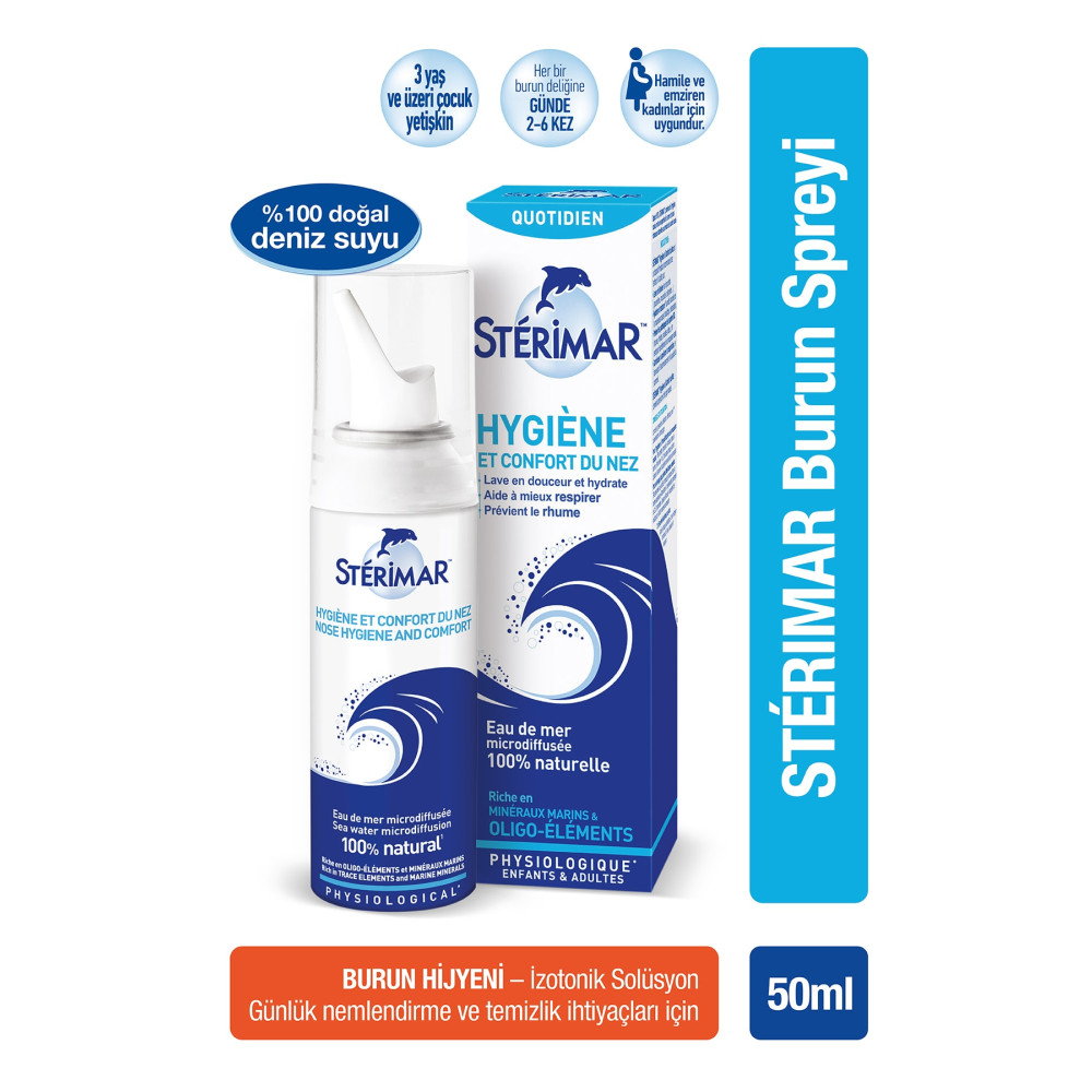 Sterimar Deniz Suyu Burun Spreyi 50 ml Bebek Bakım Fiyatı