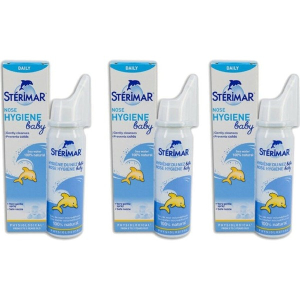 Sterimar Isotonic Baby Burun Spreyi 50ML X3 Bebek Bakım Fiyatı