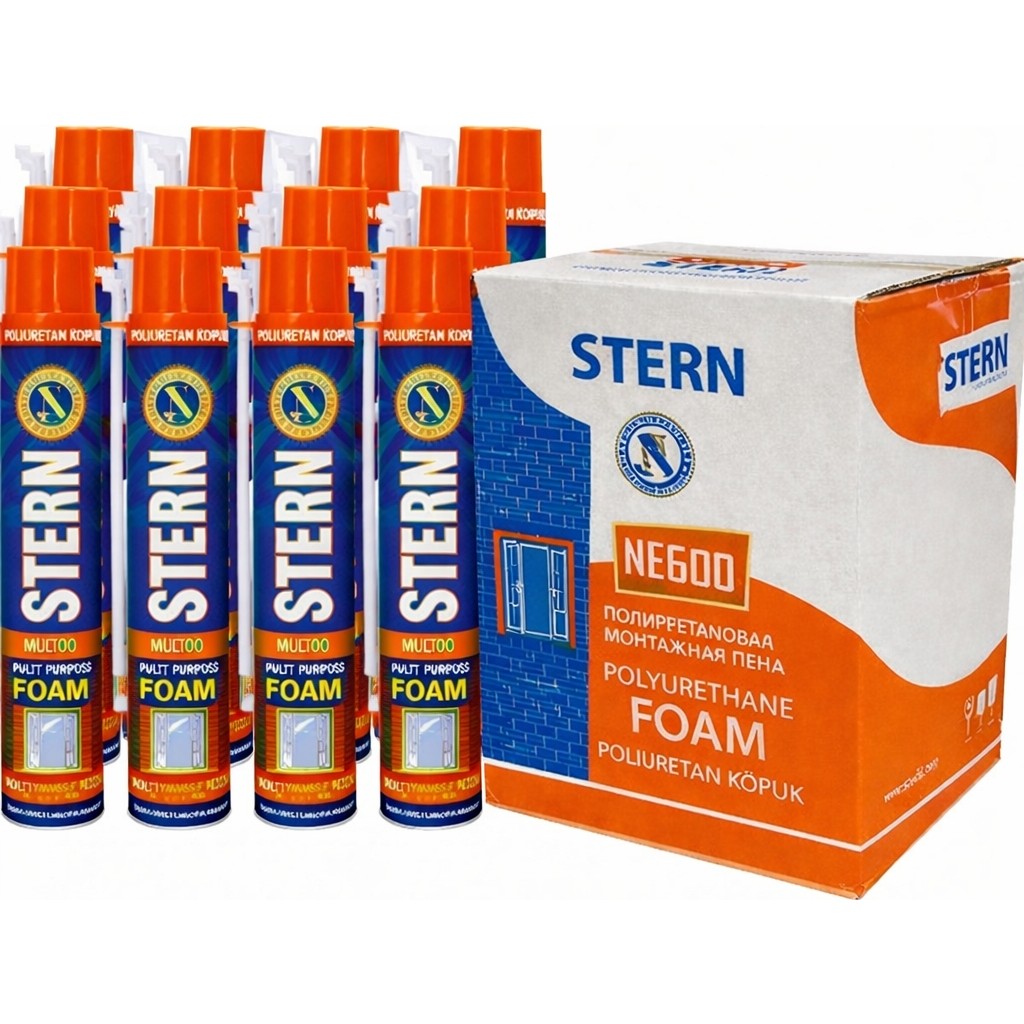 Stern Yangına Dayanıklı B1 Normal Tabancalı Poliüretan Köpük 600 Gr. - 12'li Paket - 12 Adet Diğer Fiyatı