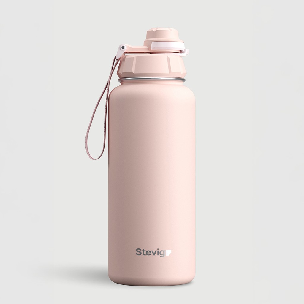 Stevig 1 Hand Leak-Proof Sızdırmaz Çelik Termos 1000 Ml Icy Pınk St-219 Termos Fiyatı