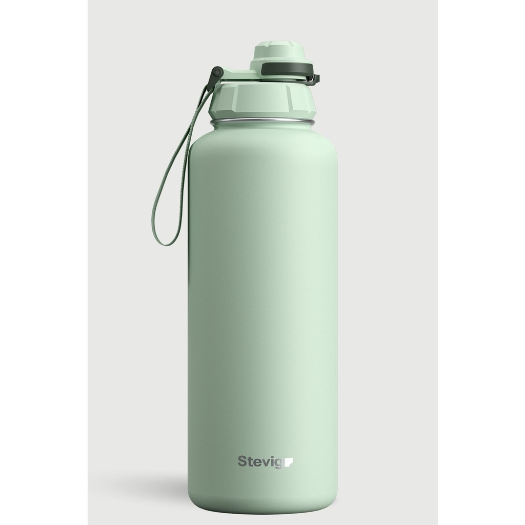 Stevig 1 Hand Leak-Proof Sızdırmaz Çelik Termos 1500 ml Smoke Green ST-256 Termos Fiyatı