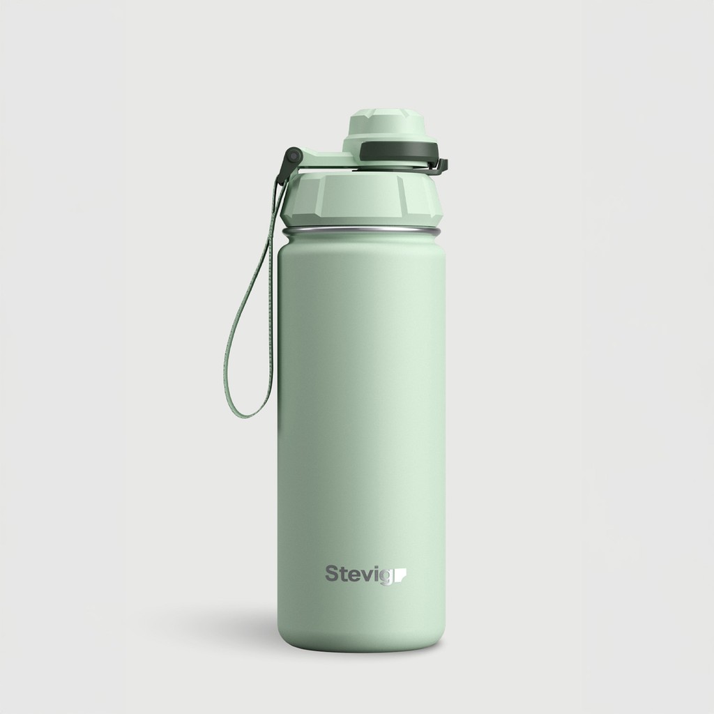 Stevig 1 Hand Leak-Proof Sızdırmaz Çelik Termos 500 Ml Smoke Green St-221 Termos Fiyatı