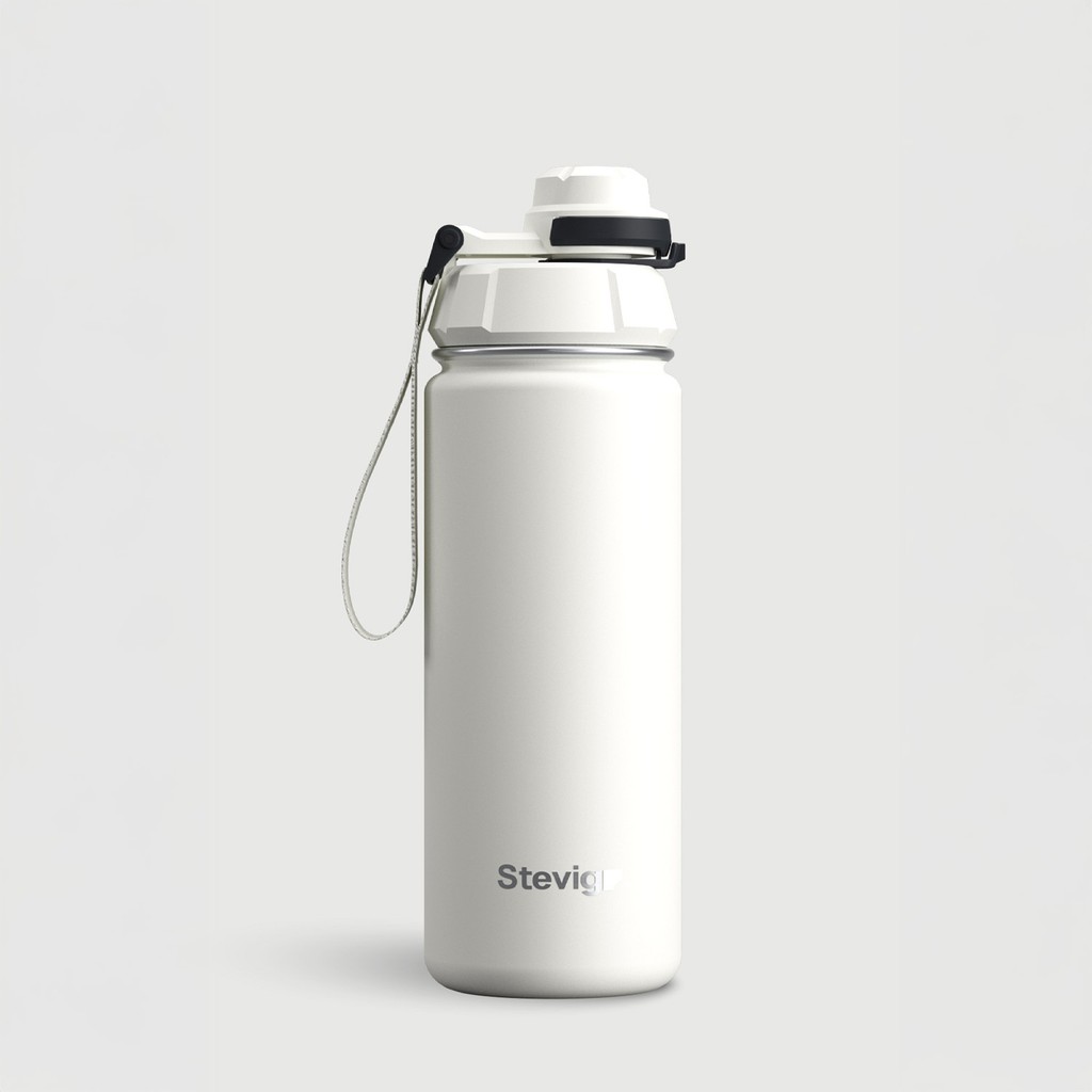 Stevig 1 Hand Leak-Proof Sızdırmaz Çelik Termos 500 Ml Star Whıte St-220 Termos Fiyatı