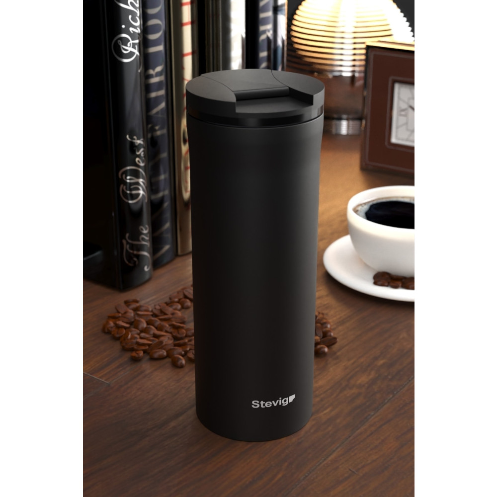 Stevig 2 Go Paslanmaz Çelik Termos Bardak 400 Ml St-201 Travel Mug Termos Fiyatı