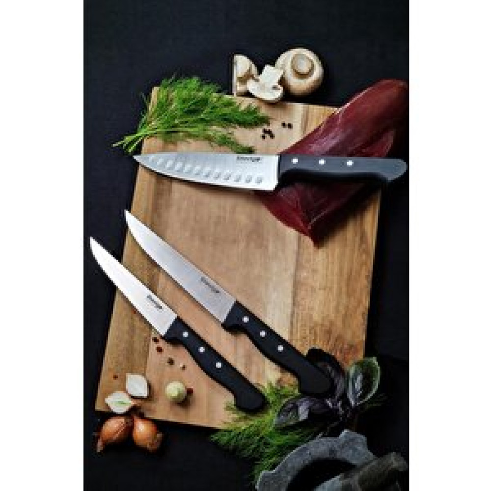 Stevig Cut 4 Chef's Daily Use Şef Ve Et Mutfak Bıçak Seti 17,5 Cm 15,5 Cm Ve 13 Cm St-400.008 - St-400.010 - St-400.011 Bıçaklar ve Bıçak Setleri Fiyatı