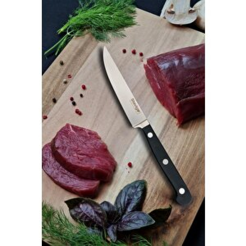 Stevig Elegant Dövme Çelik Sebze Ve Mutfak Bıçağı Siyah 12 Cm St-400.026 Bıçaklar ve Bıçak Setleri Fiyatı
