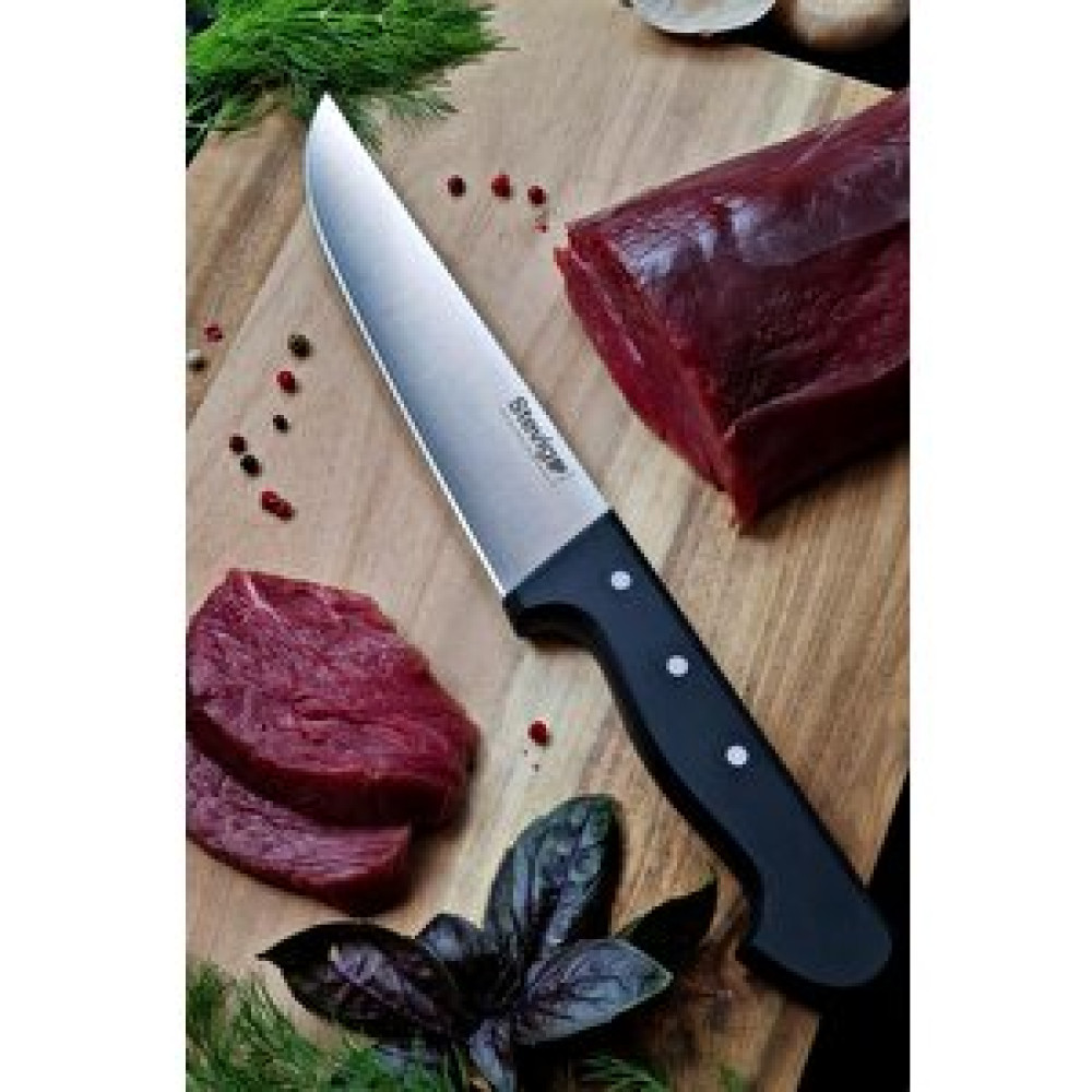 Stevig Pro Kasap Ve Et Bıçağı Siyah 17 Cm St-400.014 Bıçaklar ve Bıçak Setleri Fiyatı