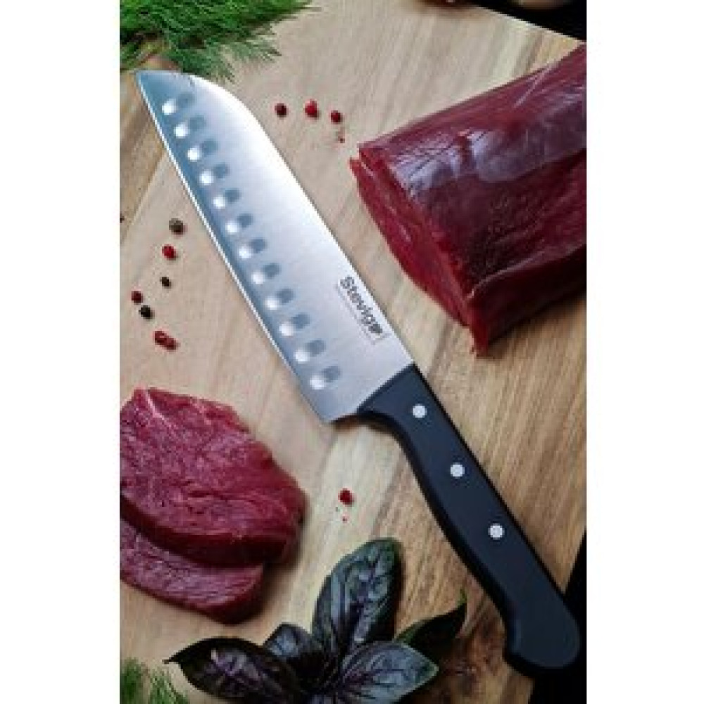 Stevig Pro Santoku Şef Bıçağı Siyah 19 Cm St-400.009 Bıçaklar ve Bıçak Setleri Fiyatı