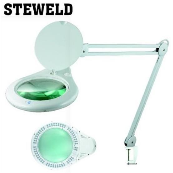 Steweld 8062-D 3LED-108 Led Işıklı Masa Mengeneli Büyüteç Büyüteç Fiyatı
