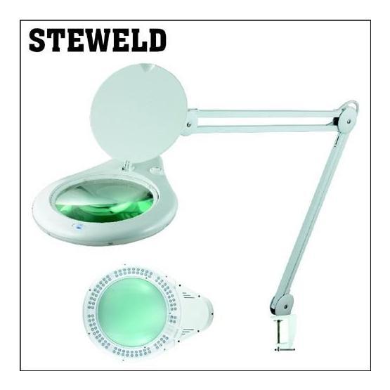Steweld 8062-D 3LED-108 Led Işıklı Masa Mengeneli Büyüteç