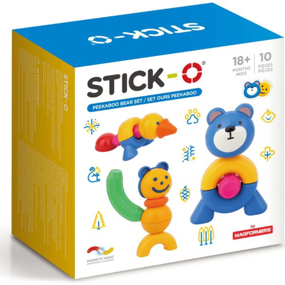 Stick-O Mıknatıslı Peekaboo Ayıcık Seti 10 Parça Legolar ( Yapım Oyuncakları ) Fiyatı