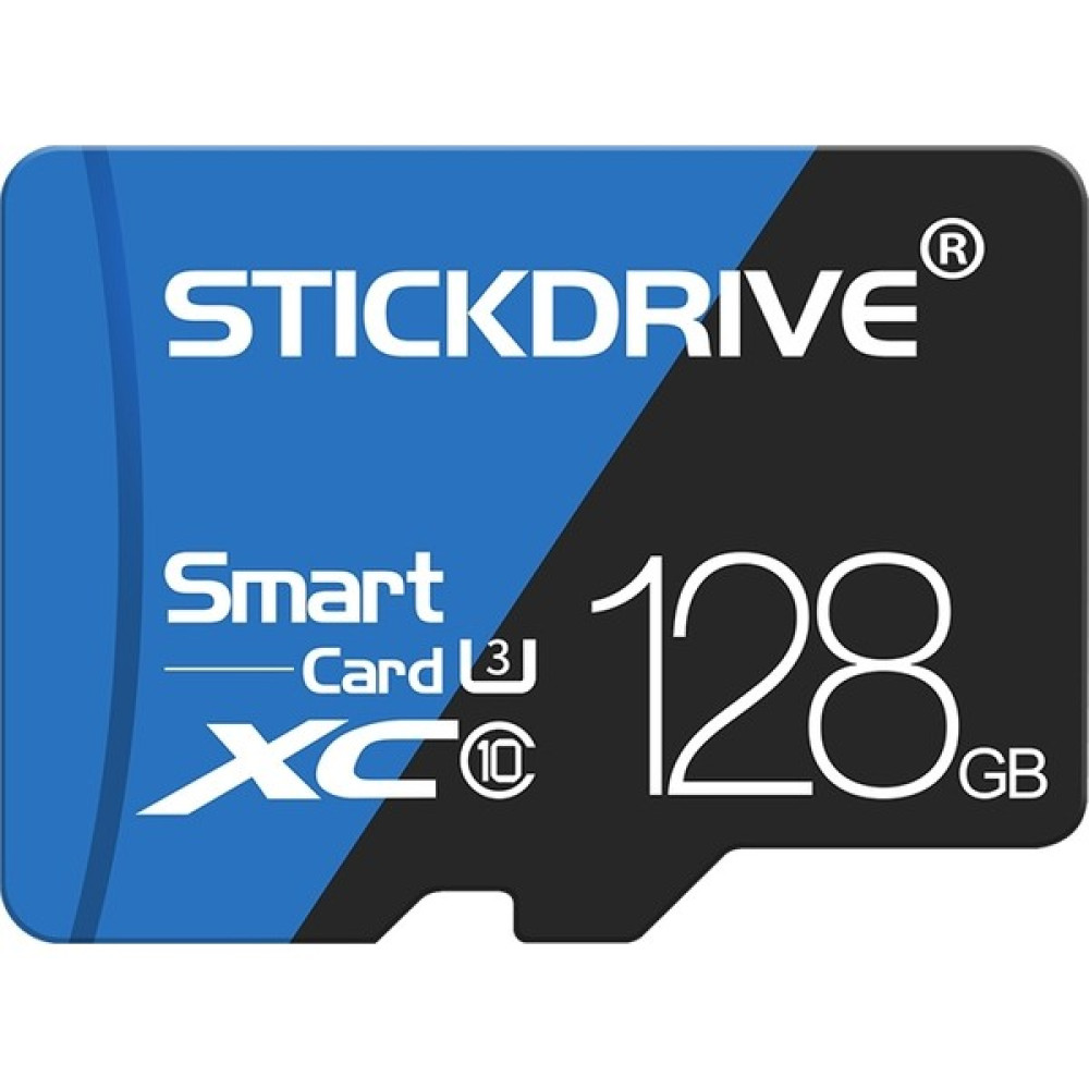 Stickdrive 128GB Yüksek Hızlı U3 Mavi ve Siyah Tf (Mikro Sd) Hafıza Kartı (Yurt Dışından) Hafıza Kartları Fiyatı