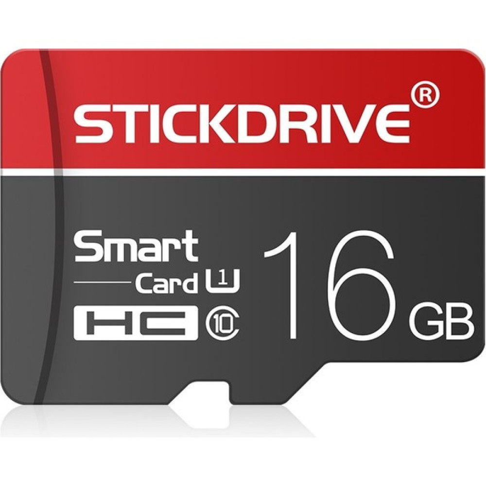 Stickdrive 16GB U1 Beyaz Hat Kırmızı ve Siyah Tf (Mikro Sd) Hafıza Kartı - NO Hafıza Kartları Fiyatı