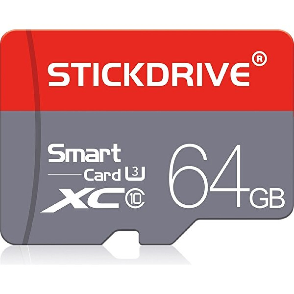 Stickdrive 64GB U3 Kırmızı ve Gri Tf (Mikro Sd) Hafıza Kartı (Yurt Dışından) Hafıza Kartları Fiyatı