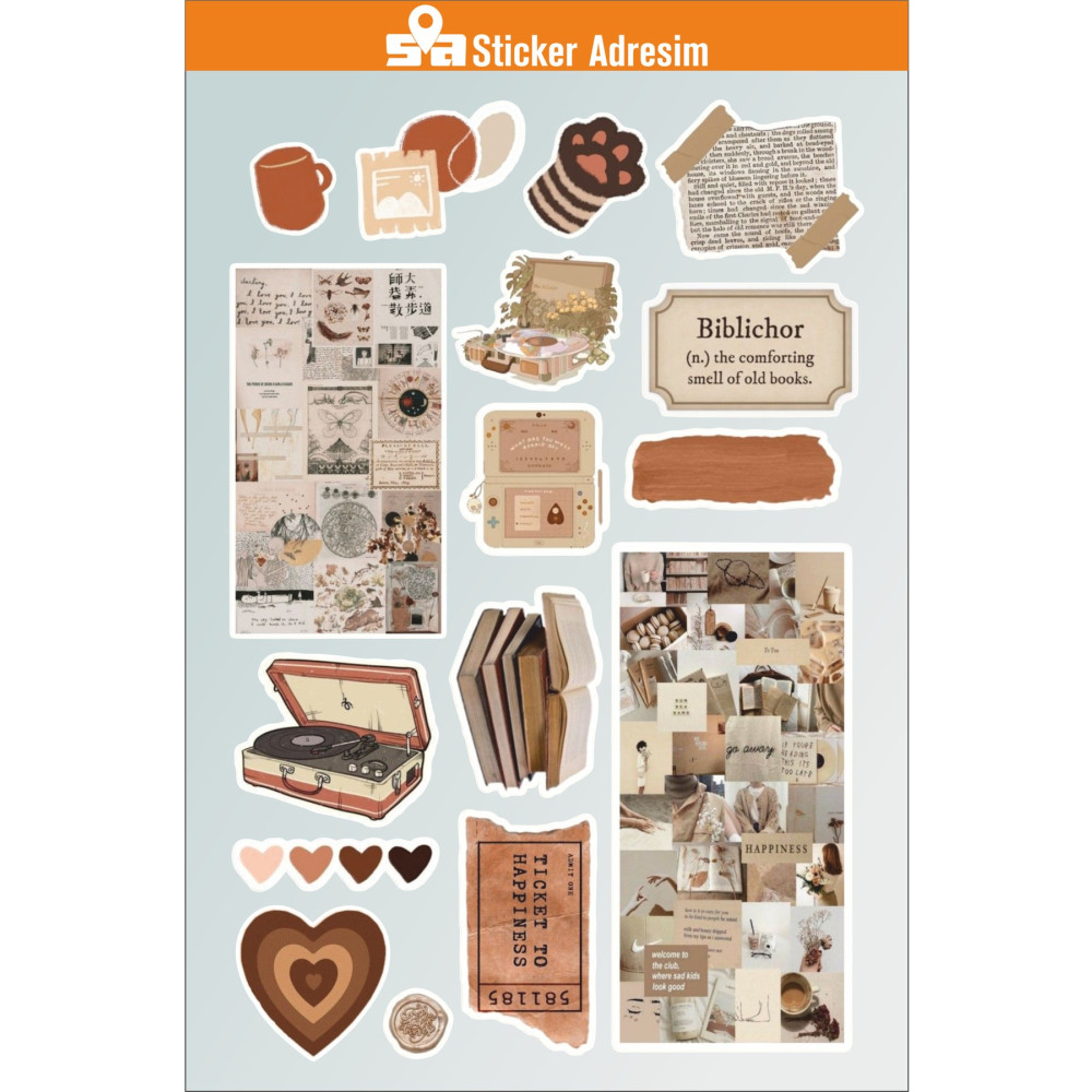 Sticker Adresim Biblichor Sticker Etiket Seti Etiket Fiyatı