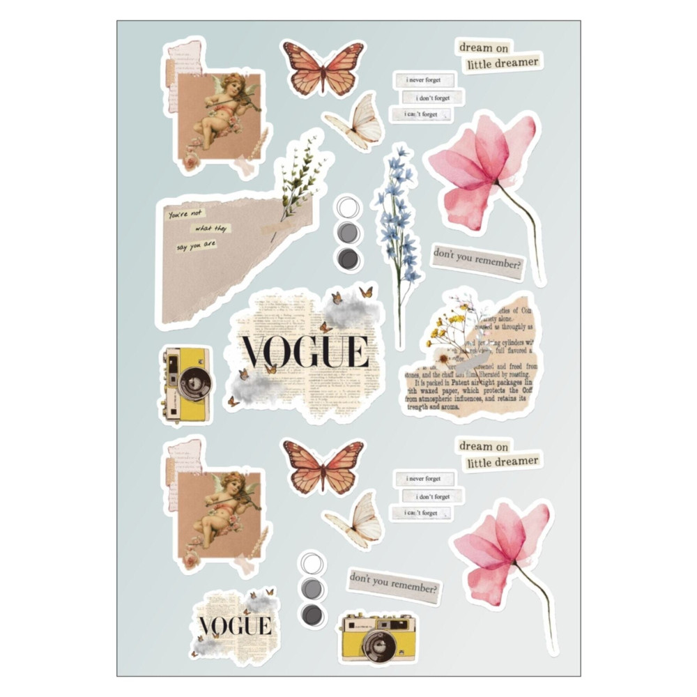 Sticker Adresim Vogue Sticker Seti Planner Ajanda Bullet Journal İçin Uygun Set Etiket Fiyatı