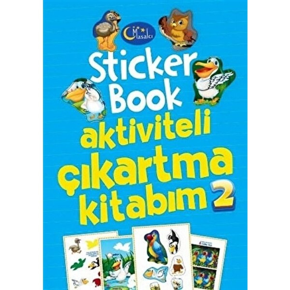 Sticker Book Aktiviteli Çıkartma Kitabım 2 Okul Öncesi Eğitici & Öğretici Kitaplar Fiyatı