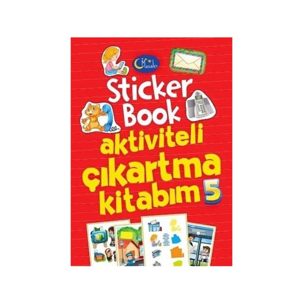 Sticker Book Aktiviteli Çıkartma Kitabım 5 Okul Öncesi Eğitici & Öğretici Kitaplar Fiyatı