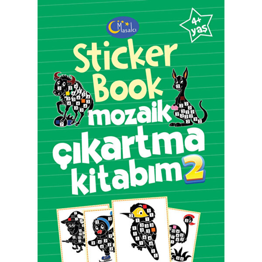 Sticker Book Mozaik Çıkartma Kitabım 2 Okul Öncesi Eğitici & Öğretici Kitaplar Fiyatı
