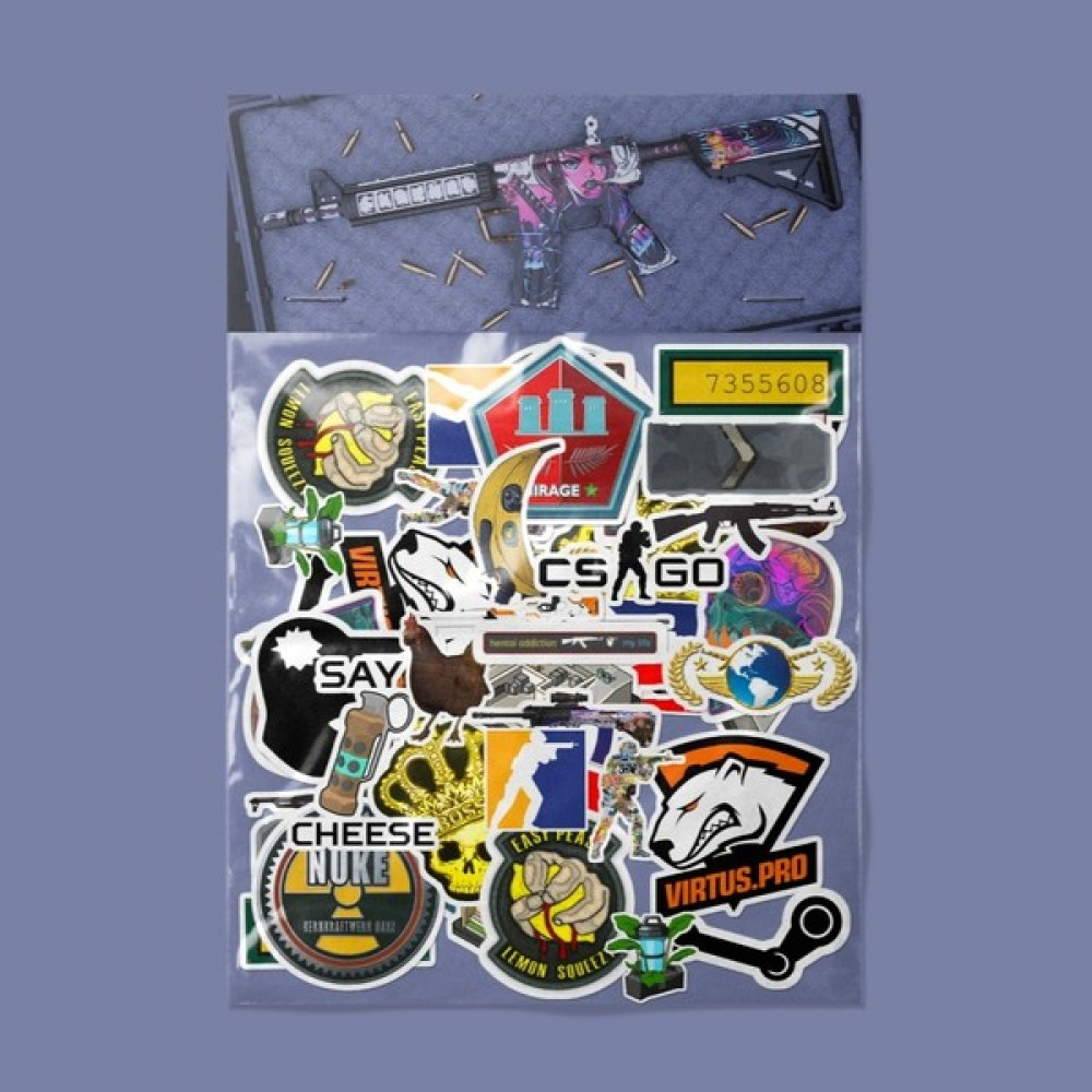 Sticker Csgo Sticker Paketi / Bullet Journal Defter Çıkartma Ajanda Laptop Etiket - 3 x 5 cm - Renkli Defter & Kağıt Ürünleri Fiyatı
