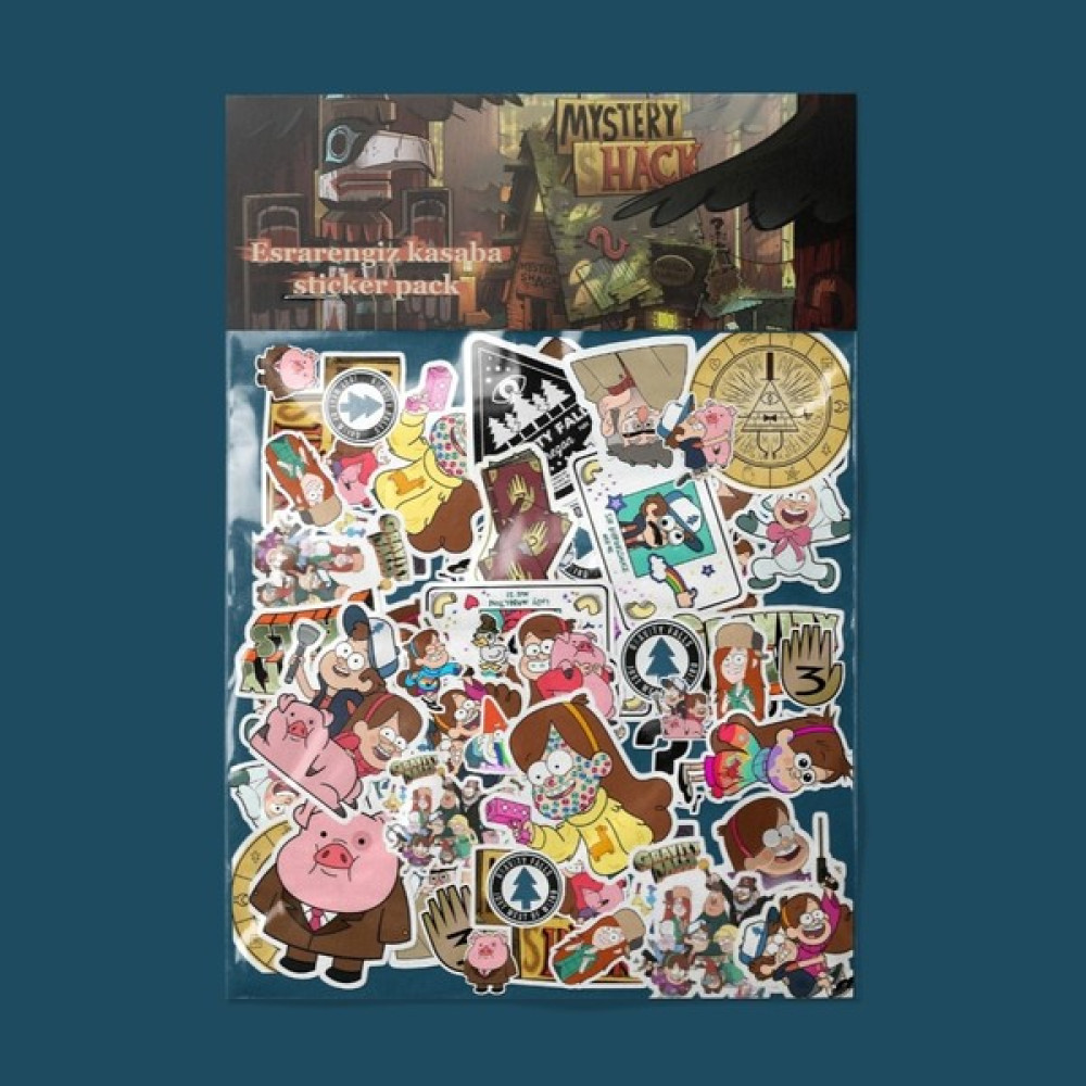 Sticker Esrarengiz Kasaba Sticker Paketi / Bullet Journal Defter Çıkartma Ajanda Laptop Etiket - 3 x 5 cm - Renkli Defter & Kağıt Ürünleri Fiyatı