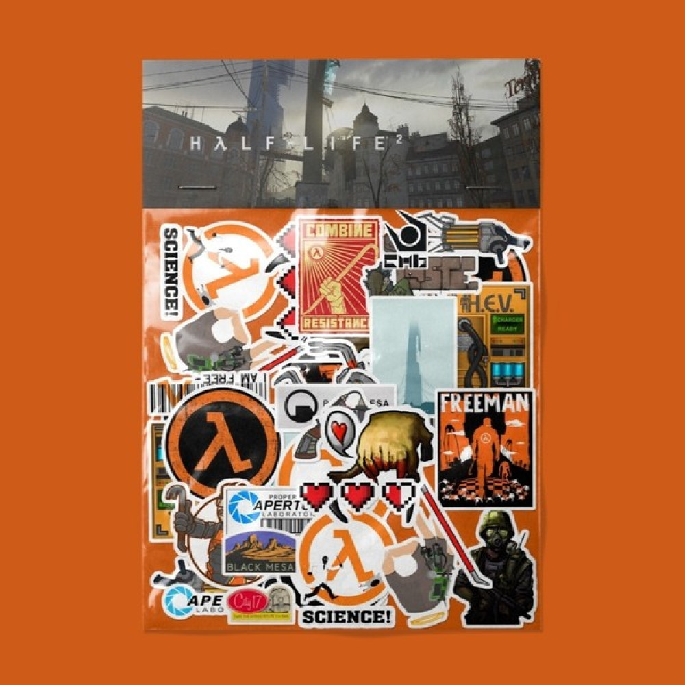 Sticker Half-Life Sticker Paketi / Bullet Journal Defter Çıkartma Ajanda Laptop Etiket - 3 x 5 cm - Renkli Defter & Kağıt Ürünleri Fiyatı