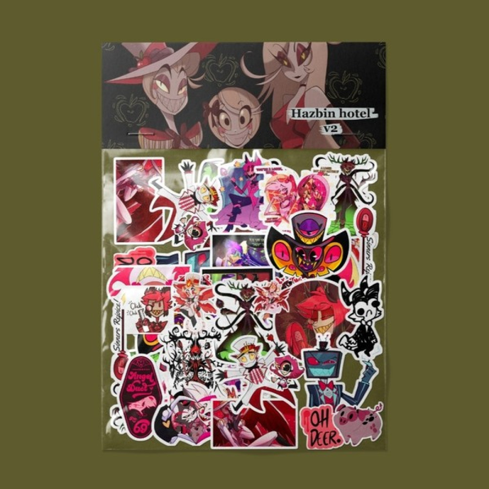 Sticker Hazbin Hotel Sticker Paketi 2 / Bullet Journal Defter Çıkartma Ajanda Laptop Etiket - 3 x 5 cm - Renkli Defter & Kağıt Ürünleri Fiyatı