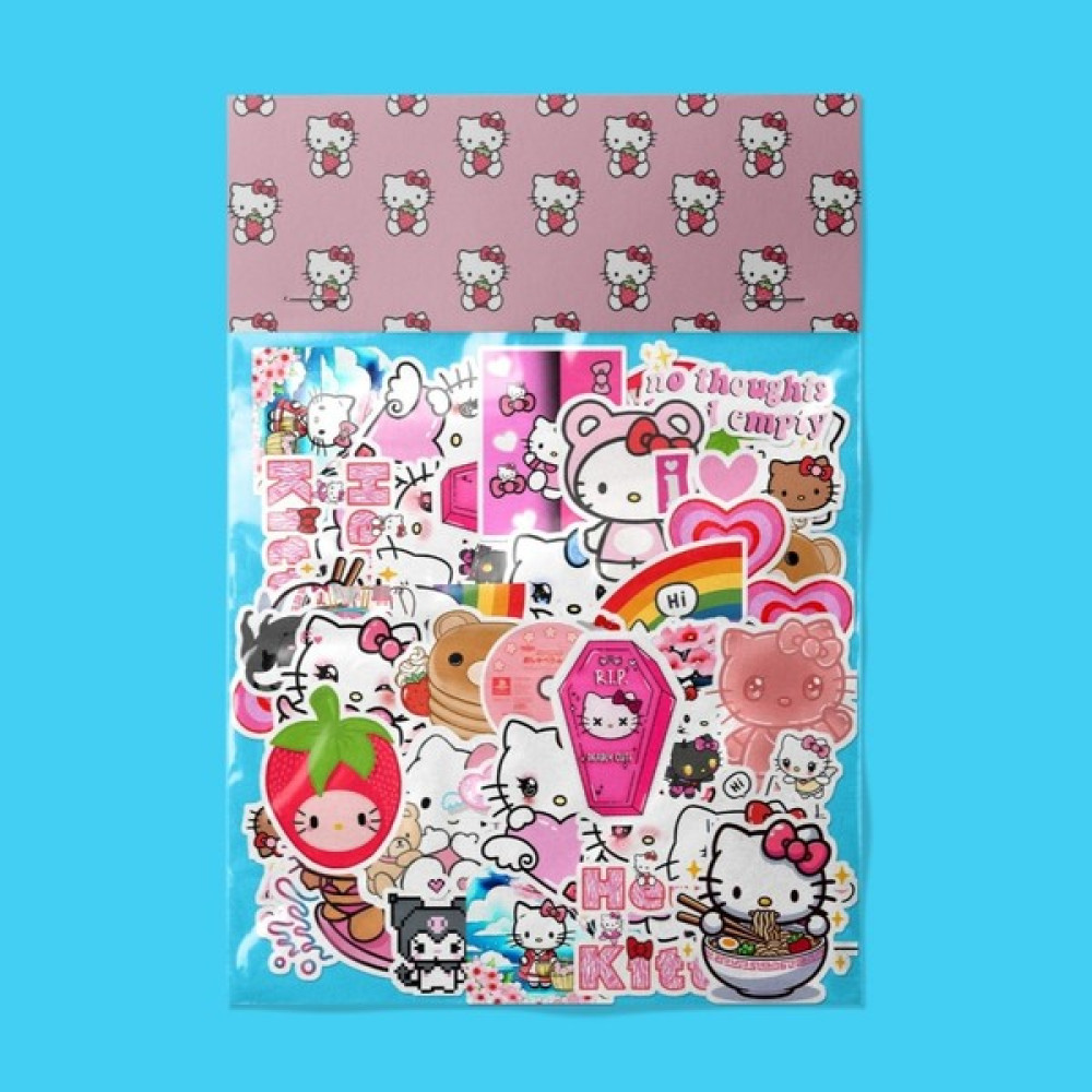 Sticker Hello Kitty1 Sticker Paketi - Renkli - 3 x 5 cm SSD / Solid State Drive Fiyatı